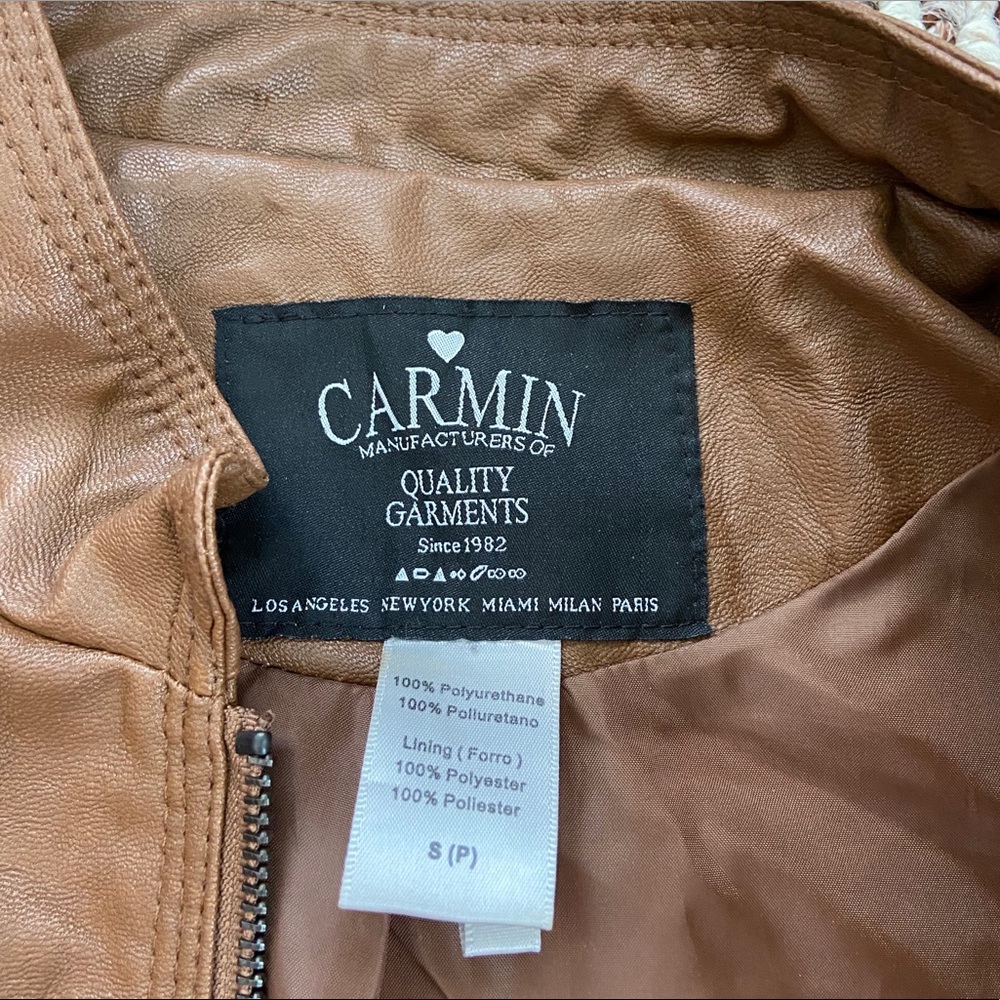 Carmin Faux Leather Jacket - Picture 4 of 15